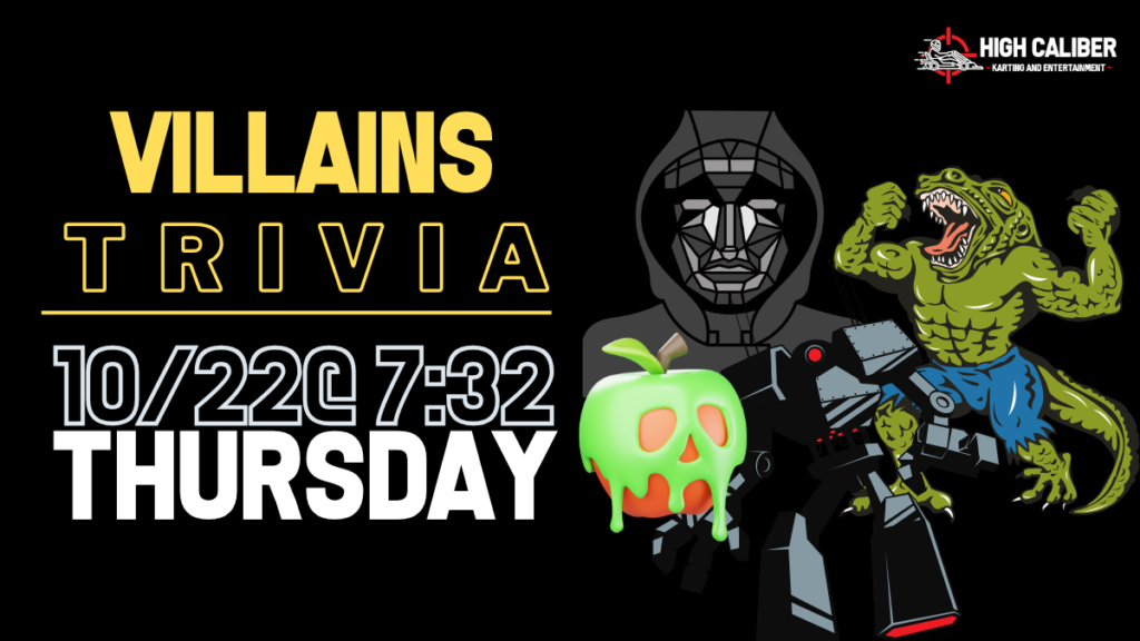 Villains Trivia Night at High Caliber