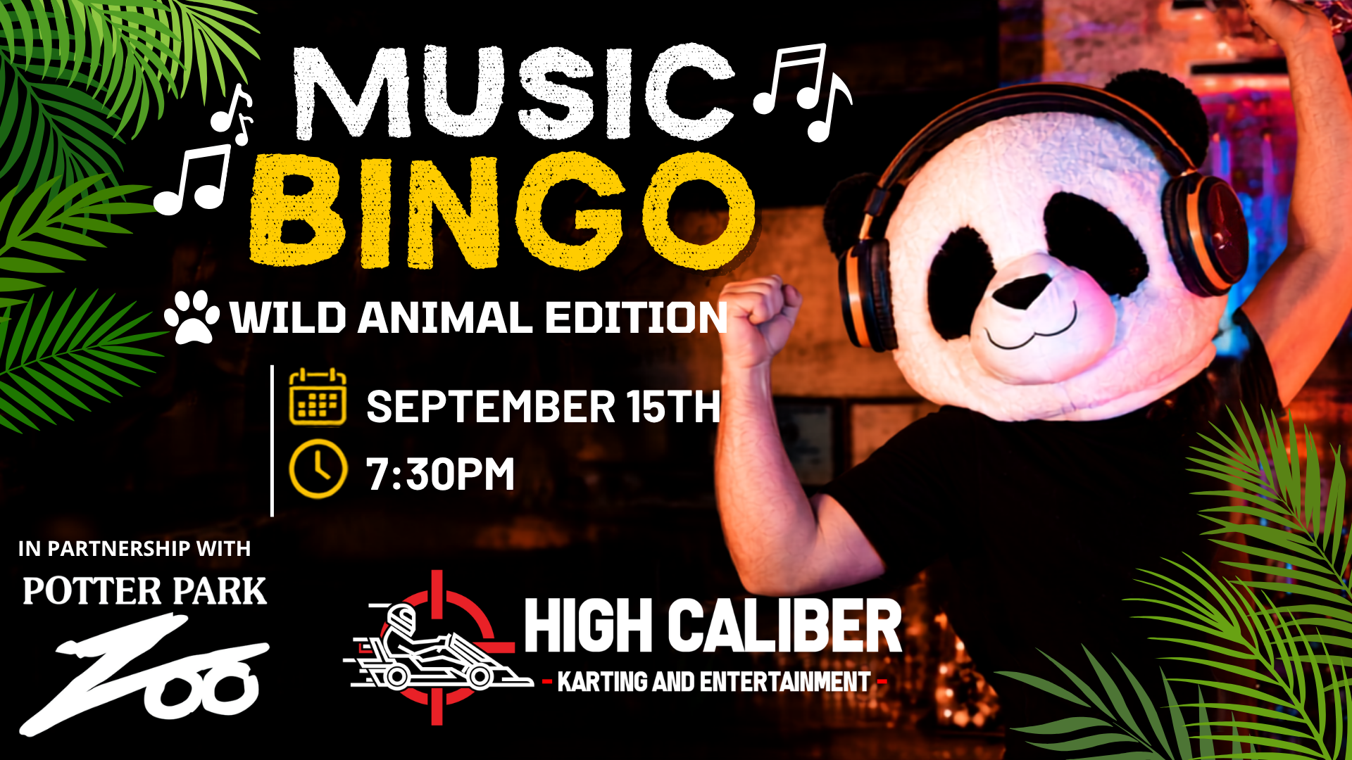 Music Bingo at High Caliber