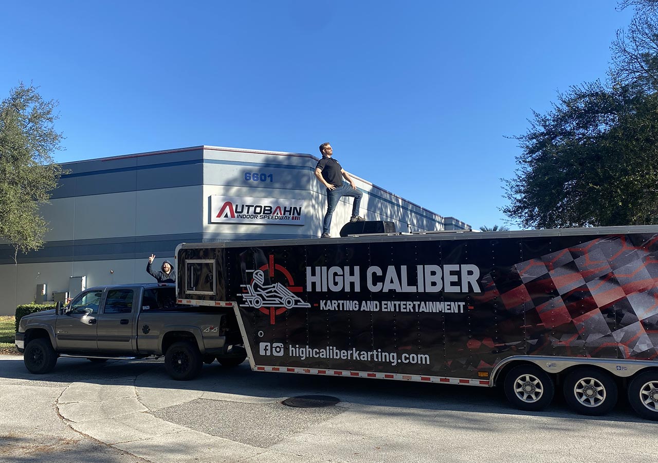 Arminius the truck at the Autobahn