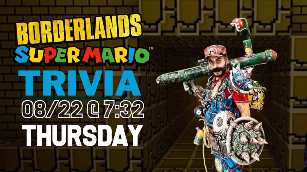borderlands trivia mario kart trivia