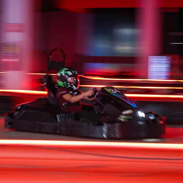Go kart racing and kart drifting at High Caliber