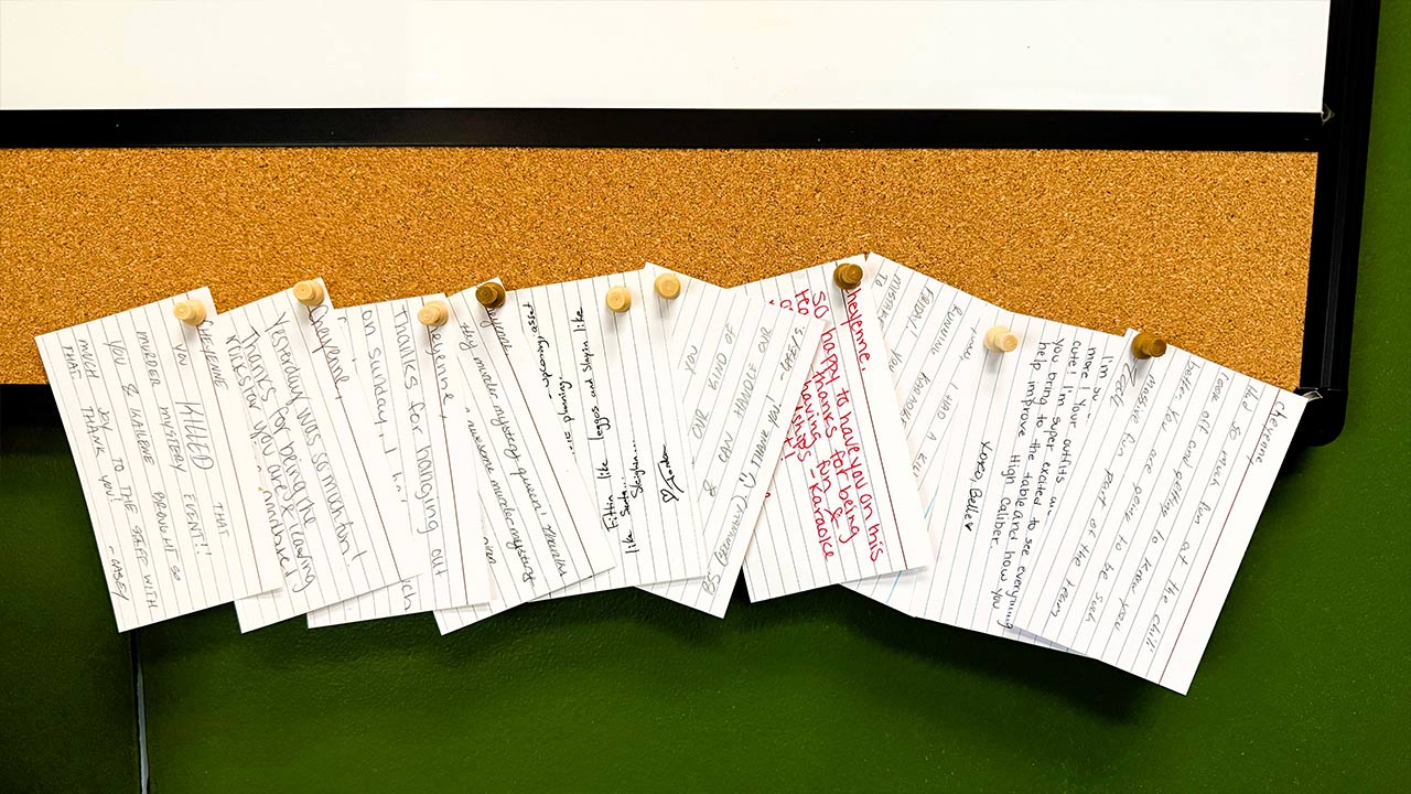 Accolade cards show gratitude