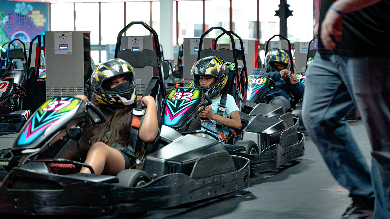 Hands on field trips like go karts teach about physics