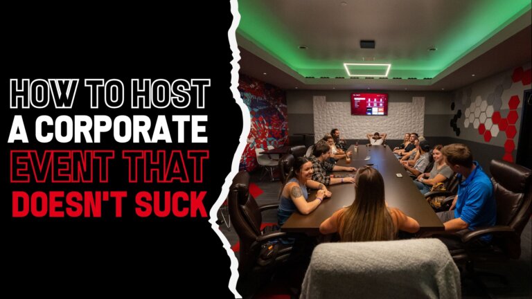 how to host a corporate event that doesn't suck